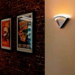 Lámpara de Pared Arbotante LED para Interior Color Negro de 8 W