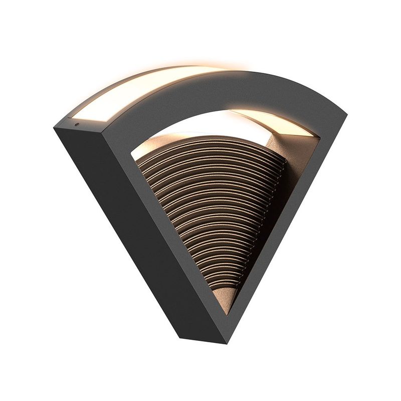 Lámpara de Pared Arbotante LED para Interior Color Negro de 8 W