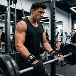 Guantes para Entrenamiento Gym PRO con Muñequera Integrada Talla M Color Negro