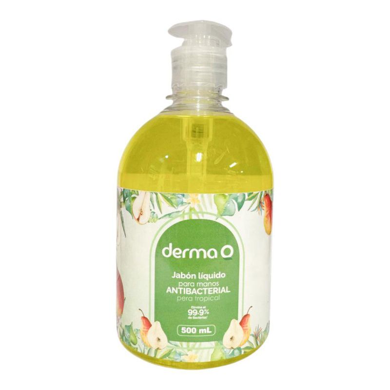 Jabón Líquido Antibacterial para Manos Aroma Pera Tropical de 500 ml