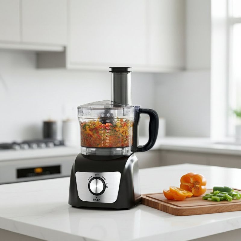 Procesador de Alimentos PIFP08BN de 2 L con 2 Velocidades y Función Pulse
