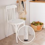 Deslizadores con Tornillo para Patas de Muebles 25 Mm Color Gris 4 Unidades