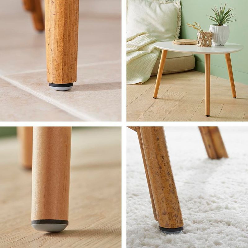 Deslizadores con Tornillo para Patas de Muebles 22 Mm Color Gris 4 Unidades