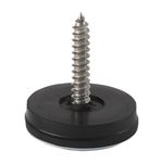 Deslizadores con Tornillo para Patas de Muebles 22 Mm Color Gris 4 Unidades