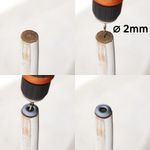 Deslizadores con Tornillo para Patas de Muebles 22 Mm Color Gris 4 Unidades