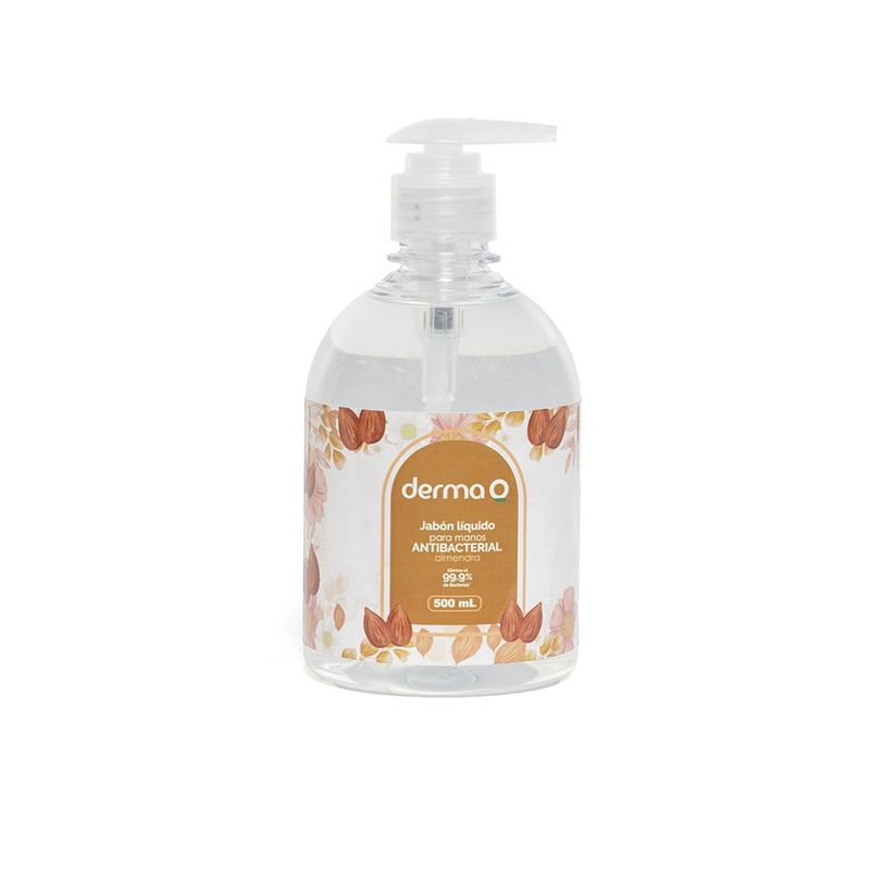 Jabón Líquido Antibacterial para Manos Aroma Almendra de 500 ml