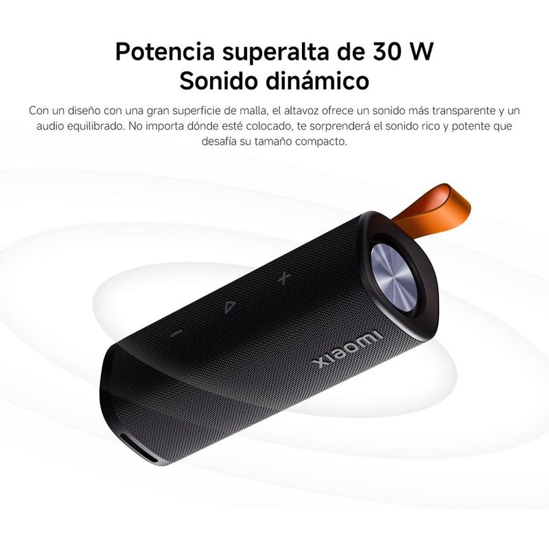 Bocina Xiaomi Sound Outdoor Color Negro