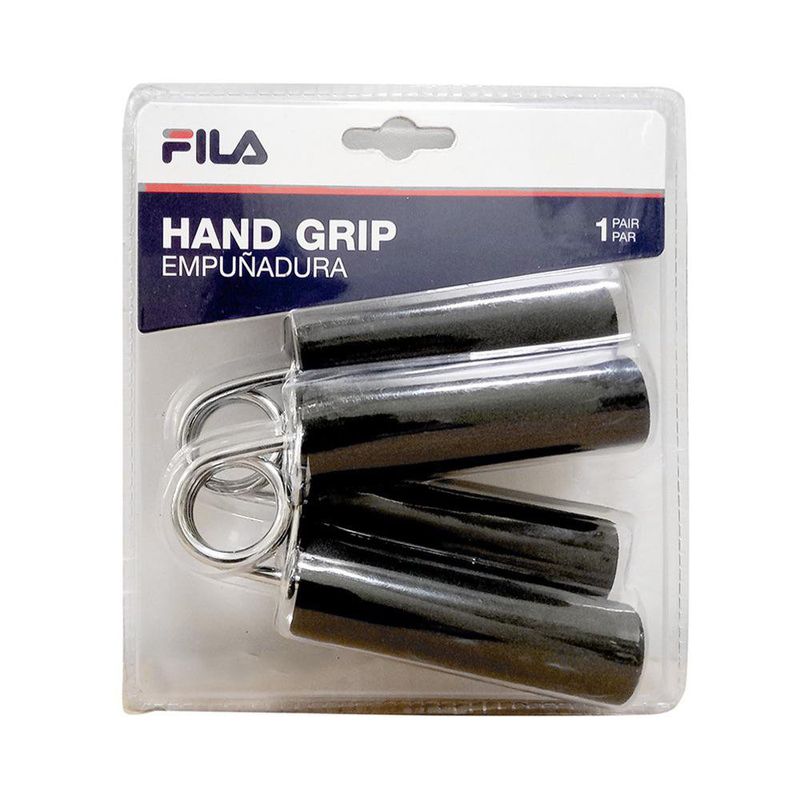 Par de Hand Grip Fila de Resistencia para Entrenamiento de Manos Color Plateado