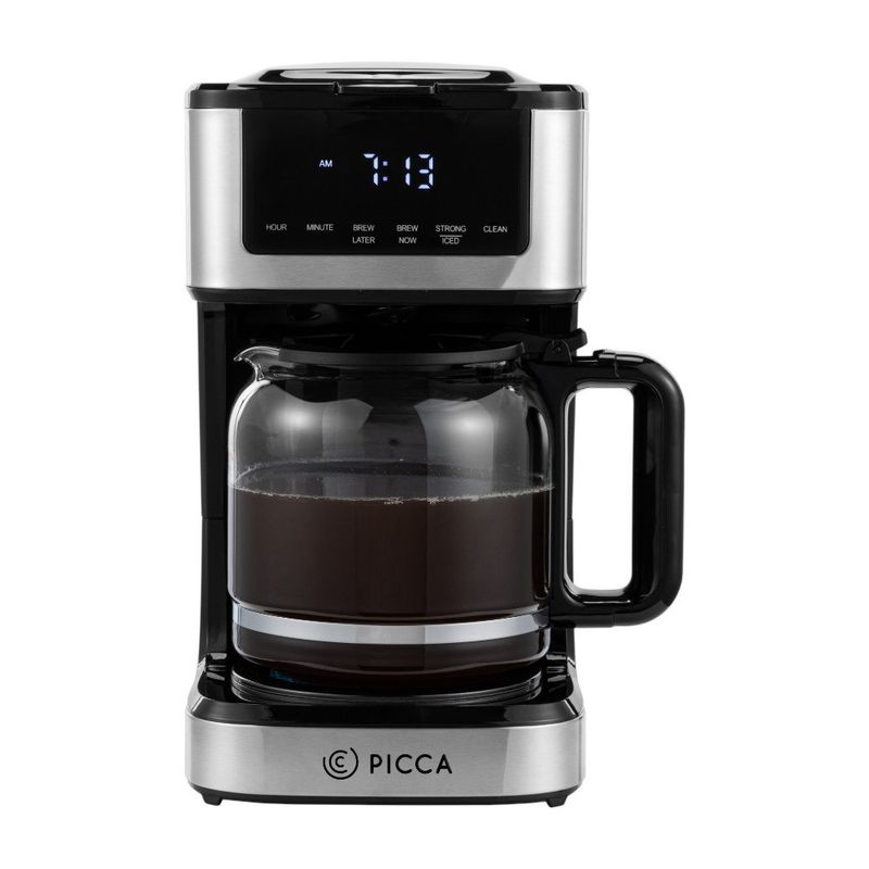 Cafetera Programable PICM12DN de 12 Tazas con Pantalla Digital