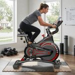 Bicicleta de Spinning Magnética con Disco de 8 kg y Monitor LCD para Cardio en Casa