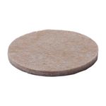 Protectores Adhesivos de Fieltro para Patas de Muebles 50 Mm Color Beige 4 Unidades