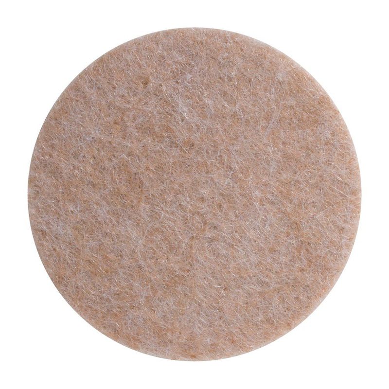 Protectores Adhesivos de Fieltro para Patas de Muebles 50 Mm Color Beige 4 Unidades