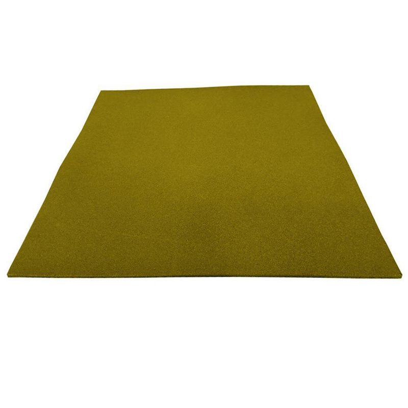 Piso de Caucho de Alta Densidad 1 x 1 m Espesor 15 mm para Gimnasio Color Amarillo