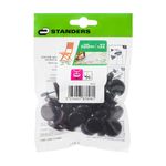 Conteras Redondas PVC Transparente de 25 Mm 4 Pzas