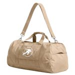 Bolsa Deportiva Tipo Duffel para Gimnasio y Viaje con Correa Color Beige