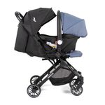 Travel System Argus Compacto con Porta Bebé Color Azul