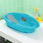Bañera para Bebé Diseño Atlantis con Termómetro Integrado Color Azul