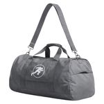 Bolsa Deportiva Tipo Duffel para Gimnasio y Viaje con Correa Color Gris