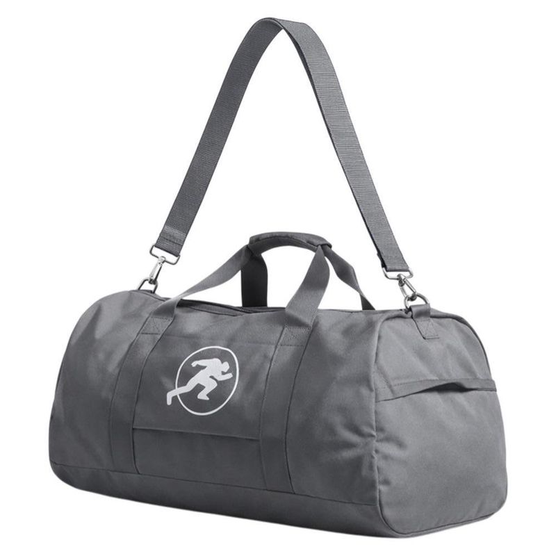 Bolsa Deportiva Tipo Duffel para Gimnasio y Viaje con Correa Color Gris