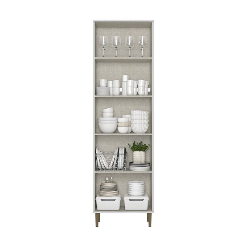 Vitrina Alta con Puertas de Vidrio y Repisas para Almacenamiento Classy