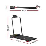 Walkingpad con Barra Ajustable para Caminar en Casa con Pantalla LCD