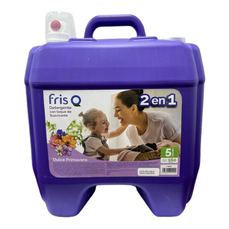 Detergente y Suavizante 2 en 1 Caneca de 5 Galones
