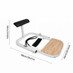 Máquina de Glúteos Plegable para Hip Thrust con Plataforma Estable