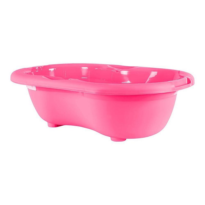Bañera para Bebé Diseño Flipper Pead Ergonómica Color Rosa