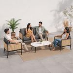 Set de 4 Piezas de Jardín Pepe 4 Gris