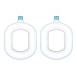 Ventilador de Escritorio de 3 Velocidades con Luz LED Color Blanco