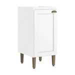 Gabinete Base Classy de 40 cm con 1 Puerta para Cocina en MDF Color Blanco