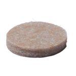 Fieltros Adhesivos Redondos de 20 Mm Color Beige 16 Pzas