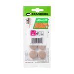Fieltros Adhesivos Redondos de 20 Mm Color Beige 16 Pzas