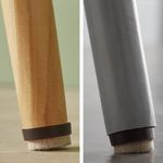 Patines para Clavar de 20 Mm Color Beige 4 Pzas