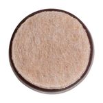 Patines para Clavar de 20 Mm Color Beige 4 Pzas