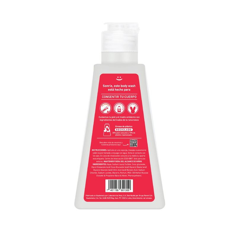 Jabón Líquido Bodywash Aroma Toronja Fresca de 300 mL