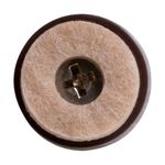 Patines de Fieltro para Clavar de 20 Mm Color Beige 4 Pzas