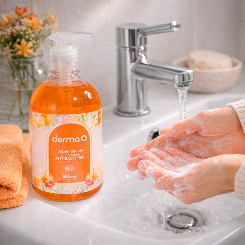 Jabón Líquido Antibacterial para Manos Aroma Explosión Frutal de 500 ml