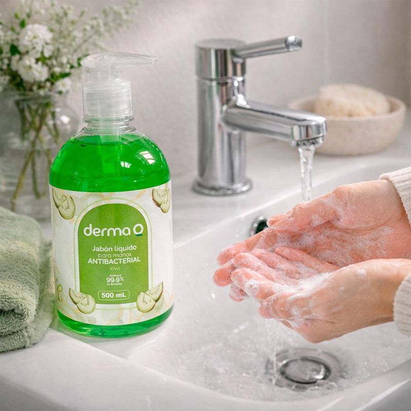 Jabón Líquido Antibacterial para Manos Aroma Kiwi de 500 ml