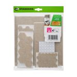 Kit Surtido de Fieltros Adhesivos Color Beige 123 Pzas