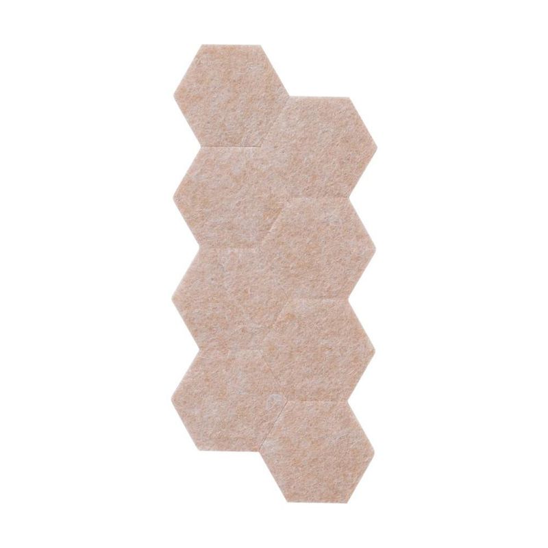Kit Surtido de Fieltros Adhesivos Color Beige 123 Pzas