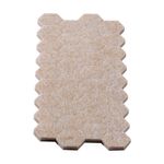 Kit Surtido de Fieltros Adhesivos Color Beige 123 Pzas