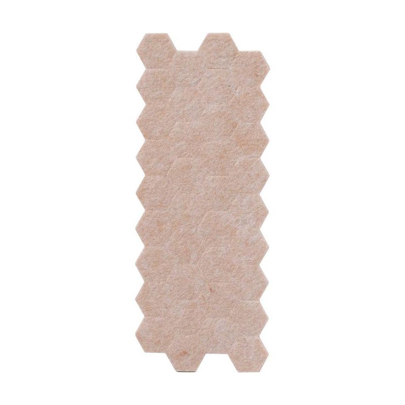 Kit Surtido de Fieltros Adhesivos Color Beige 123 Pzas