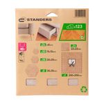 Kit Surtido de Fieltros Adhesivos Color Beige 123 Pzas