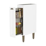 Gabinete Base Classy de 20 cm con 1 Puerta para Cocina en MDF Color Blanco