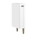 Gabinete Base Classy de 20 cm con 1 Puerta para Cocina en MDF Color Blanco