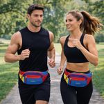Cangurerita Deportiva Molvu de 1.5 L para Running y Uso Diario Multicolor