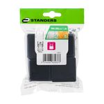 Conteras Redondas PVC Negro de 25 Mm 4 Pzas