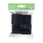 Conteras Redondas PVC Negro de 25 Mm 4 Pzas