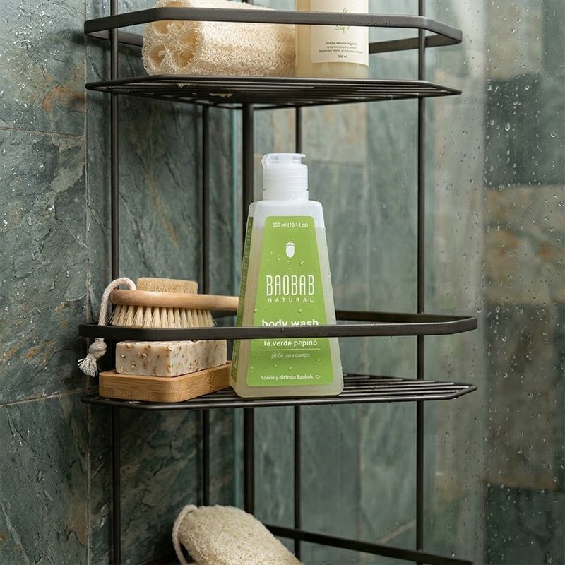 Jabón Líquido Body Wash de Té Verde y Pepino 300 mL